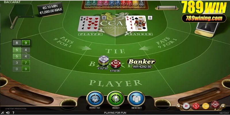 Bet thủ nắm rõ luật lệ Baccarat