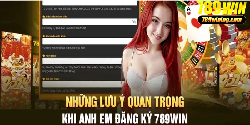 Đăng ký tài khoản và chú ý các điểm quan trọng