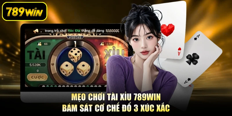 Mẹo Chơi Tài Xỉu 789WIN - Bám Sát Cơ Chế Đổ 3 Xúc Xắc