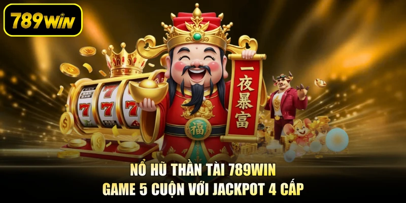 Nổ Hũ Thần Tài 789WIN - Game 5 Cuộn Với Jackpot 4 Cấp