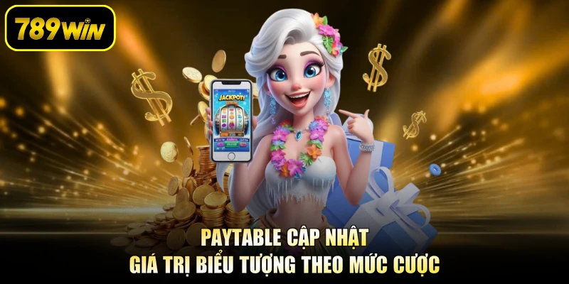 Paytable cập nhật giá trị biểu tượng theo mức cược