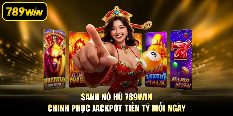 Sảnh nổ hũ 789WIN chinh phục Jackpot tiền tỷ mỗi ngày